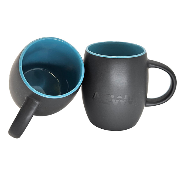 AGWM Black Pearl Mug Sky Blue