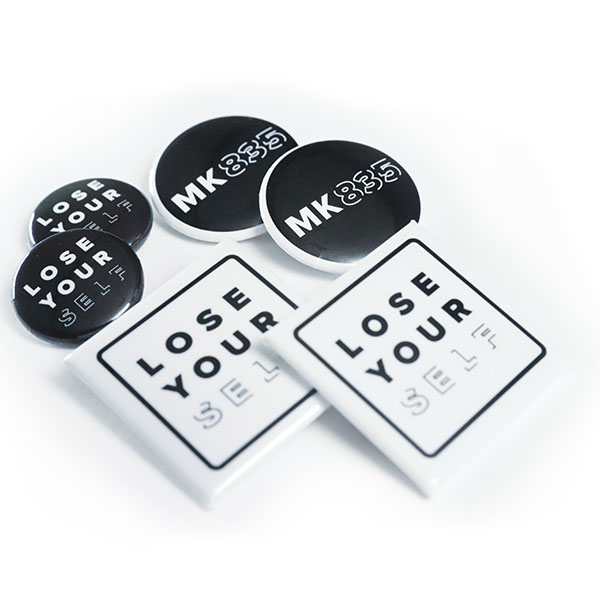 Lose Yourself Metal Pin 6 pkg