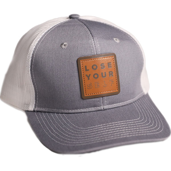 Lose Yourself White Mesh Snapback Cap