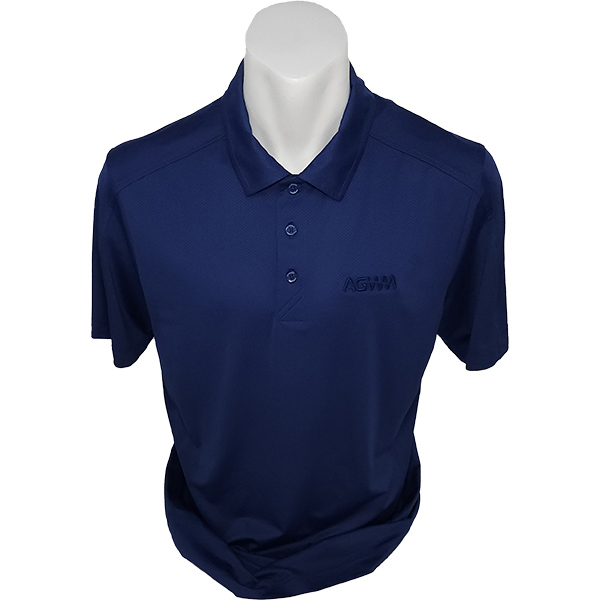 AGWM Men's Polo Royal Blue