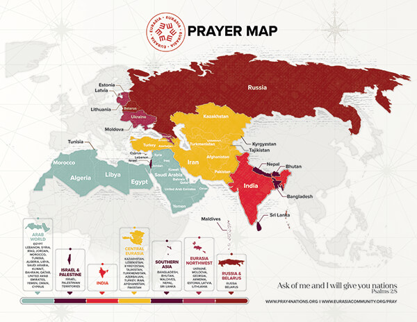 Eurasia Prayer Map