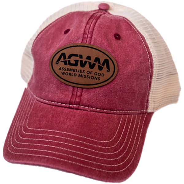 AGWM Cap Mesh Leather Patch