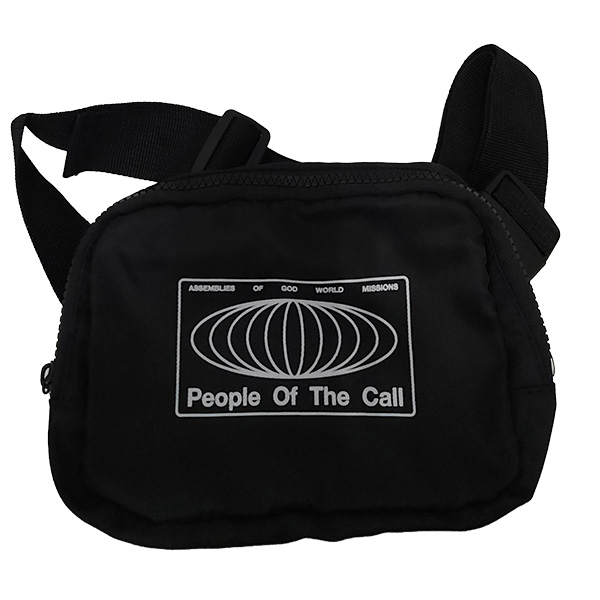 People of the Call Black Sling Bag