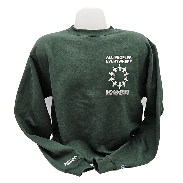 All Peoples Everywhere Green Sweatshirt