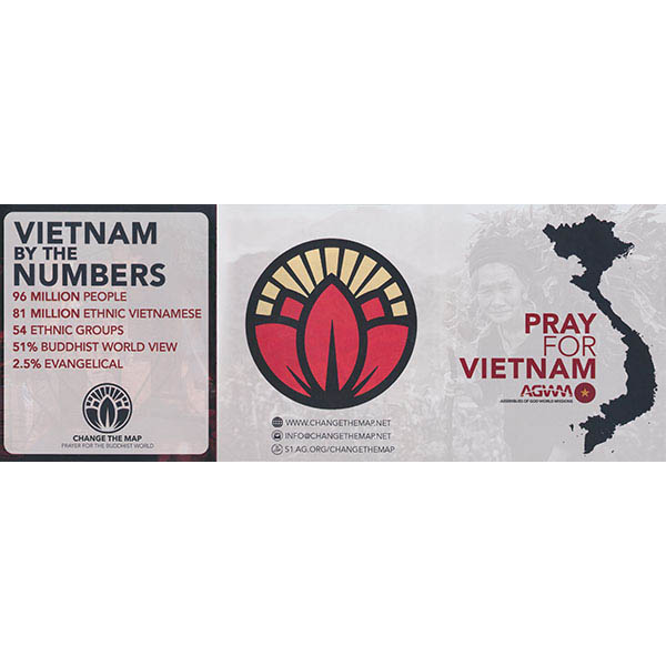 CTM Pray for Vietnam Card Pkg 25
