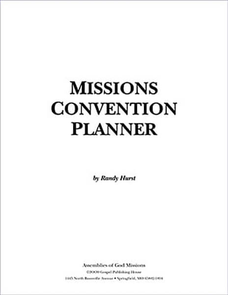Missions Convention Planner