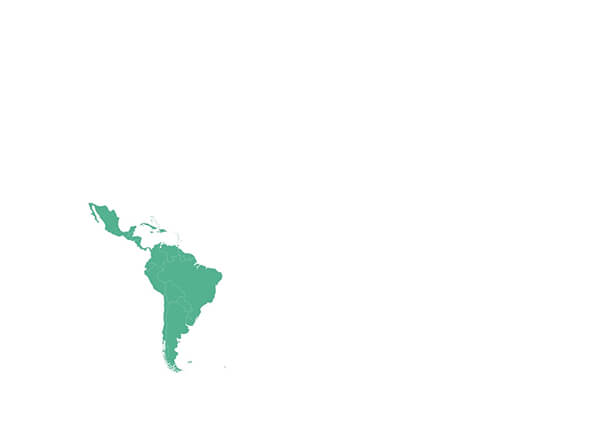 AGWM Map: Latin America Caribbean