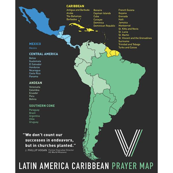 LAC Prayer Map
