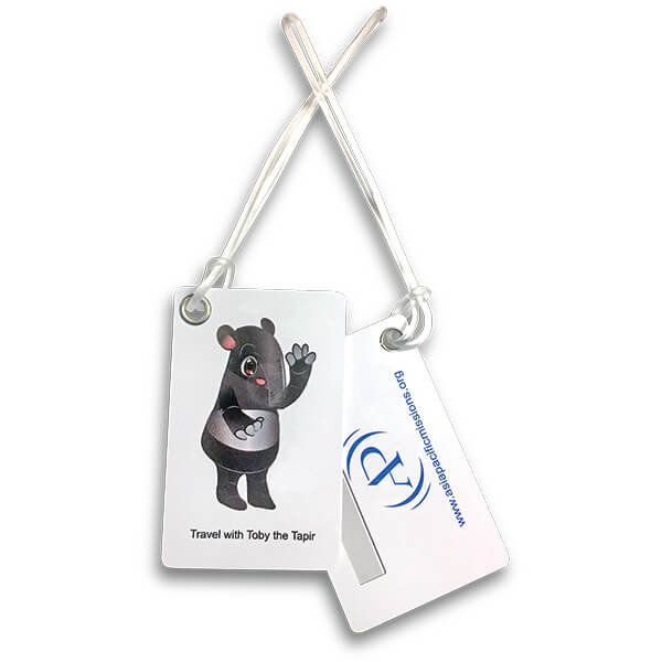 Toby the Tapir Luggage Tag