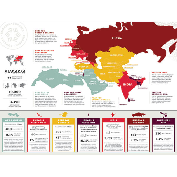 Eurasia Prayer Map Pkg 5