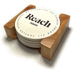 [712102] AGWM RPTS White Stone Coasters