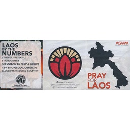 [718945] CTM Pray for Laos Tri-fold Pkg 25