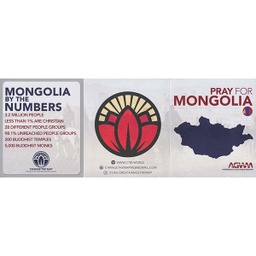 [718946] CTM Pray for Mongolia Tri-fold Pkg 25