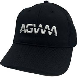 [720200] AGWM Black Cap White logo