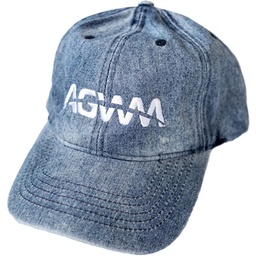 [720209] AGWM Women Denim Cap with Ponytail Opening