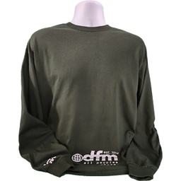 [720347] DFM Long Sleeve Tee Forest Green S