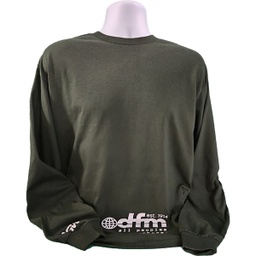 [720349] DFM Long Sleeve Tee Forest Green L