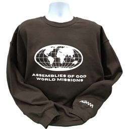 [720390] Globe Sweatshirt Dark Chocolate M