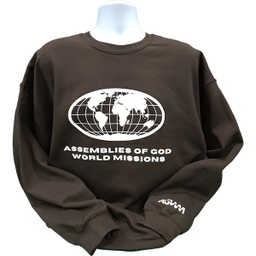 [720391] Globe Sweatshirt Dark Chocolate L