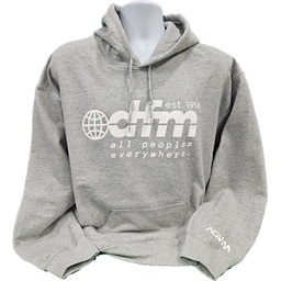 [720429] DFM Logo Hoodie Sport Gray 2XL