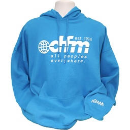 [720431] DFM Logo Hoodie Sapphire S