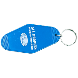[720283] AGWM Vintage Key Ring Cornflower Blue