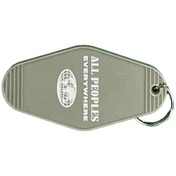 [720284] AGWM Vintage Key Ring Gray