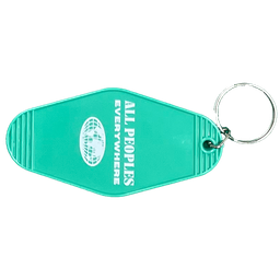 [720288] AGWM Vintage Key Ring Teal
