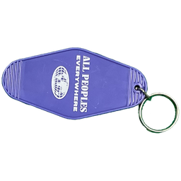 [720289] AGWM Vintage Key Ring Lavender