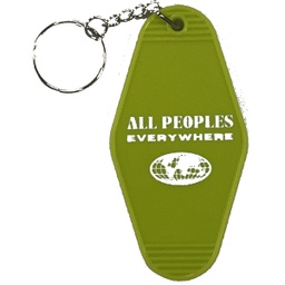 [720291] AGWM Vintage Key Ring Lime