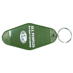 [720292] AGWM Vintage Key Ring Olive