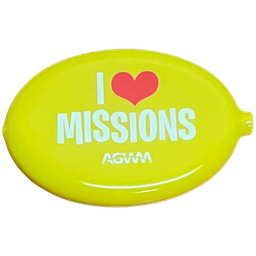 [720293] AGWM Oval Coin Holder Yellow