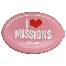 [720295] AGWM Oval Coin Holder Pink