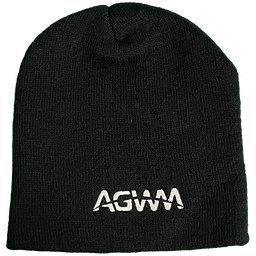 [720215] AGWM Knit Black Beanie