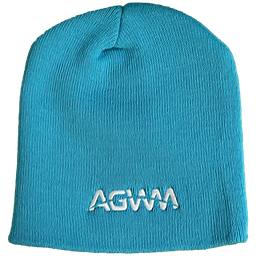 [720216] AGWM Knit Turquoise Beanie