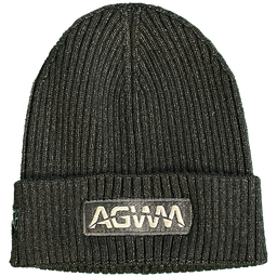 [720224] AGWM Cuffed Dark Heather Beanie