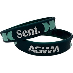 [720783] Sent English Silicone Wristbands Adult Pkg 10