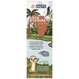 [719205] Cote D'Ivoire Children's Prayer Bookmark Pkg 25