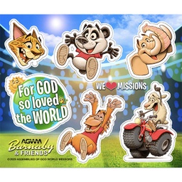 [718031] Barnaby and Friends Sticker Sheet