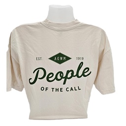 Cream Crewneck T-Shirt People of the Call