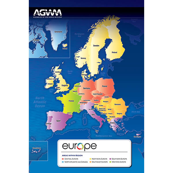 Europe Prayer Map Agwm