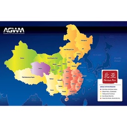 [712043] Northern Asia Prayer Map