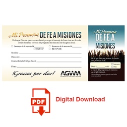[730063] Download Generic Faith Promise Card Spanish